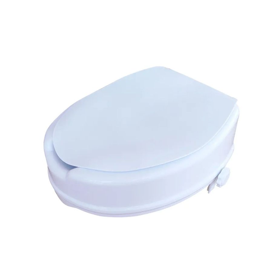 BA351 Toilet Seat Raiser With Lid - 2"