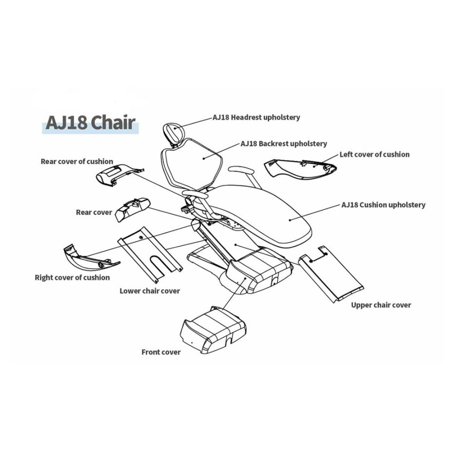 Upper Chair Cover for AJ18 Chair