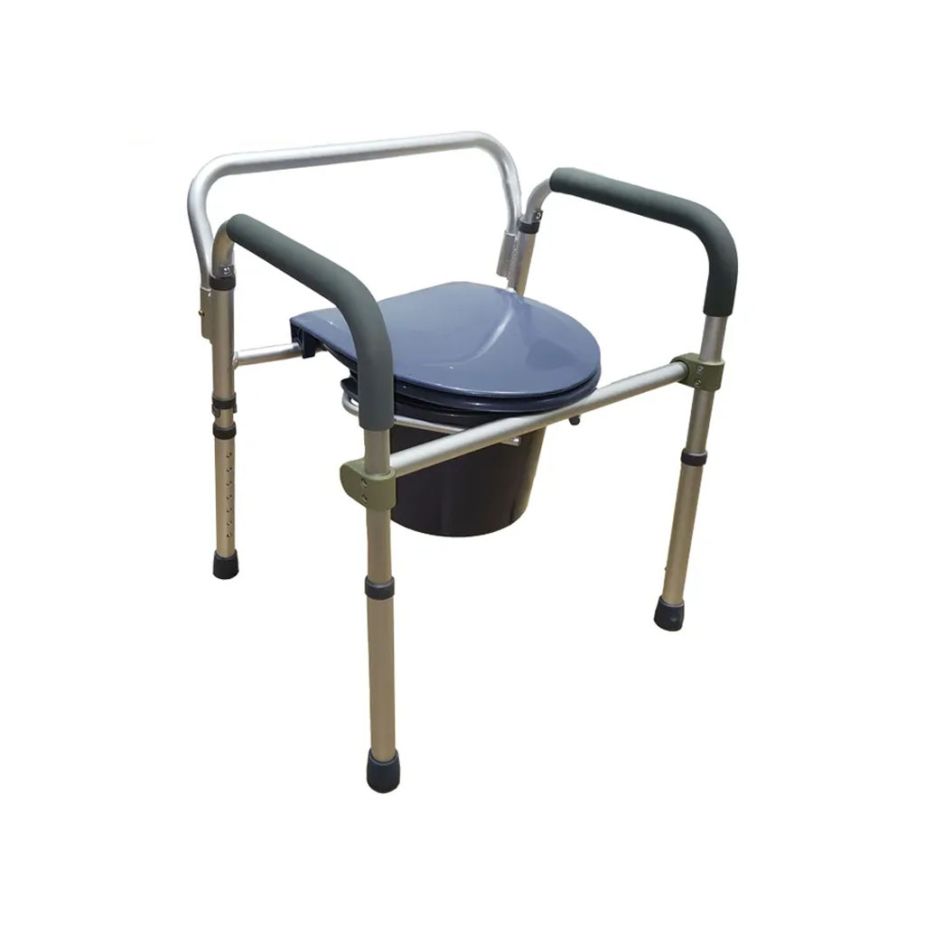 BA386 Aluminum Foldable Commode Chair