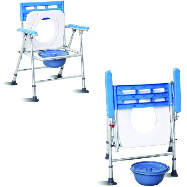 Aluminum Alloy Commode Chair