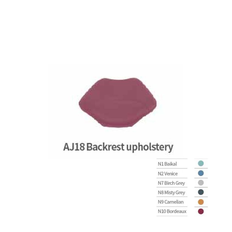 N8 Misty Grey Backrest Upholstery for AJ18 Chair