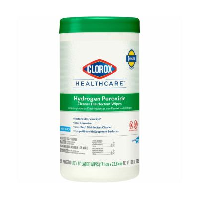 Clorox Hydrogen Peroxide Disinfecting Wipes - 6.75 x 9"