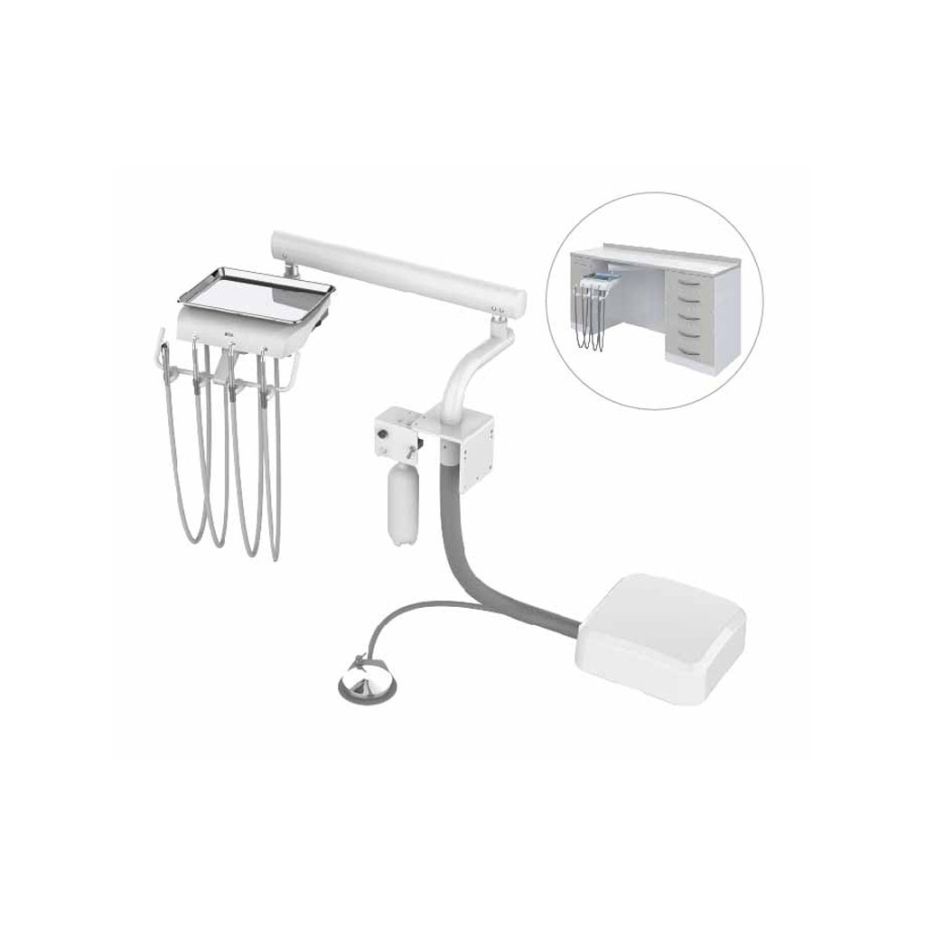 Classic Cabinet/Wall Side Mount Doctor's Delivery System (Cabinet Not Included)