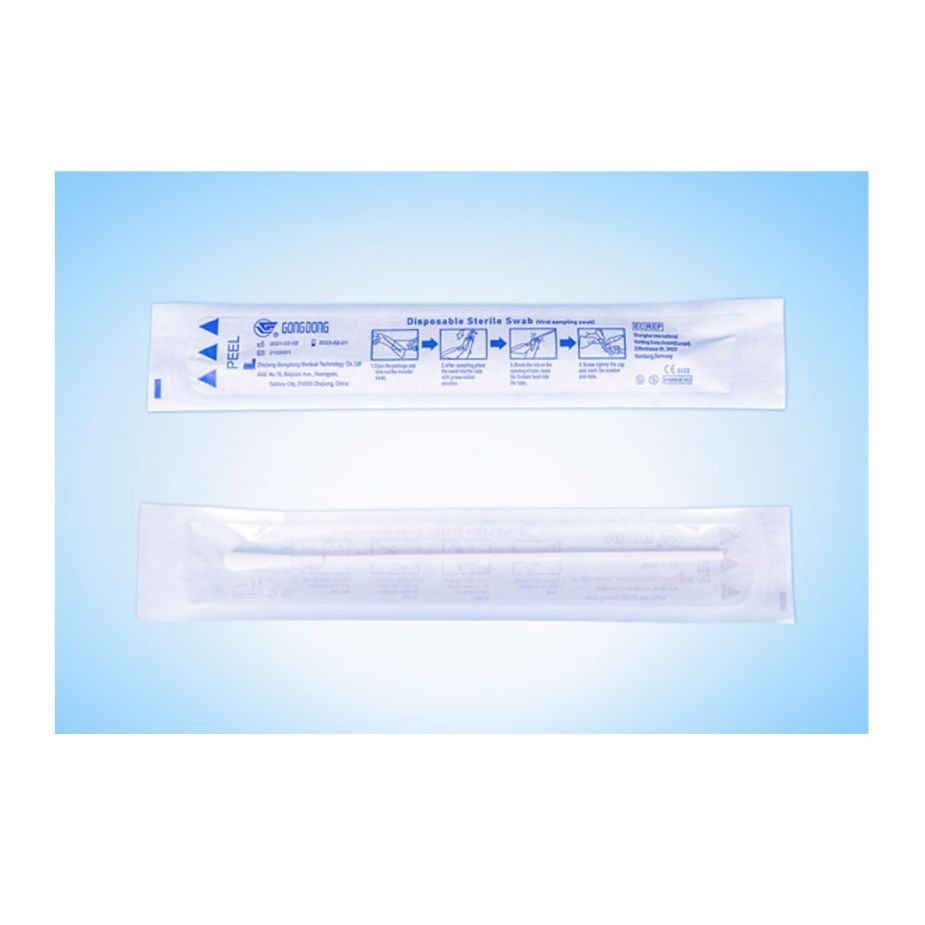 Oropharyngeal Swab with Flocking Tip for Throat Sampling