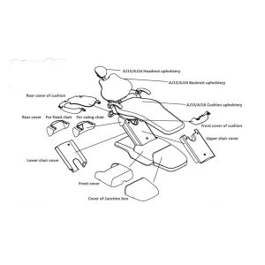 Rear Cover for Fixed Chair for AJ15/AJ16/AJ19