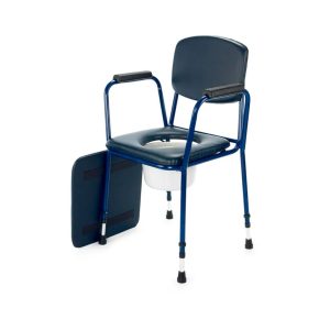 BA321 Soft Padded Steel Commode Chair