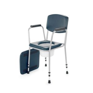 BA323 Soft Padded Aluminum Commode Chair