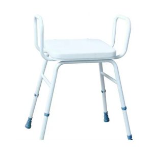 Perching Stool With Armrest