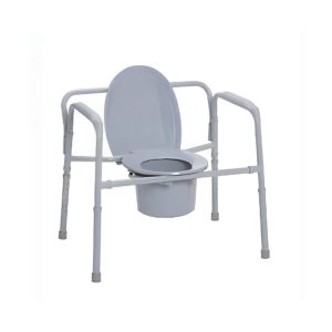 BA878 Bariatric Steel Commode Chair