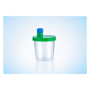 30ml Urine Container with Mouth on Cap